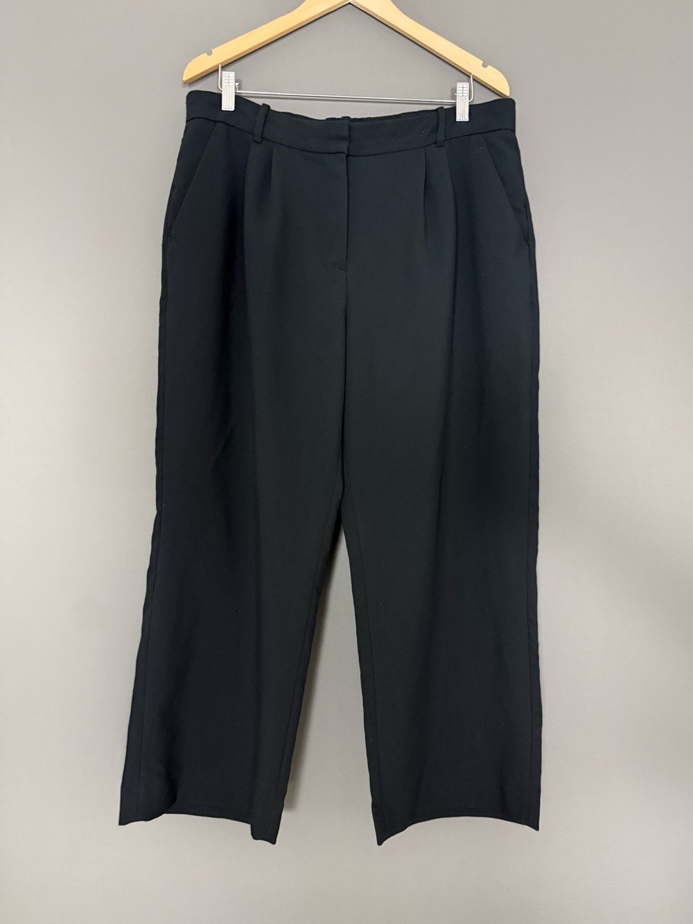 Abercrombie & Fitch Curve Love Sloane Tailored Pants Black 14 Short / 32 Waist - Picture 2 of 10
